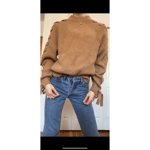 HM chunky sweater in honey